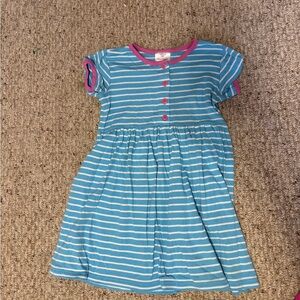 Hanna Andersson opposite stripe dress - 120
